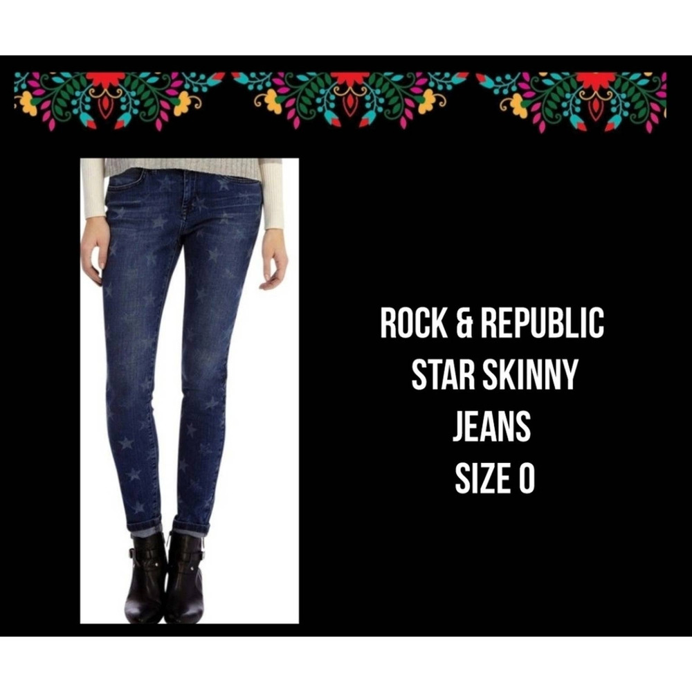Rock & Republic Star Skinny Jeans